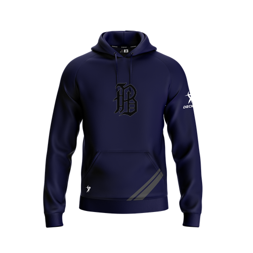 [FOLHSMNV-YXS-LOGO1] Decker Summit Hoodie (Youth XS, Navy, Logo 1)