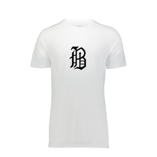 [FTSCUBWH-AS-LOGO1] Decker Men's Tri-Blend T-Shirt - Short Sleeve (Adult S, White, Logo 1)