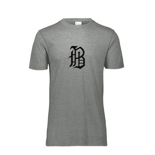 [FTSCUBGY-YS-LOGO1] Decker Youth Tri-Blend T-Shirt - Short Sleeve (Youth S, Gray, Logo 1)