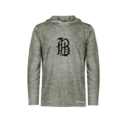 [FOLHCGGY-AS-LOGO1] Decker Men's Charge Hoodie (Adult S, Gray, Logo 1)