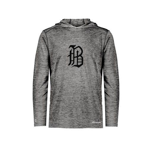 [FOLHCGBK-YS-LOGO1] Decker Youth Charge Hoodie (Youth S, Black, Logo 1)