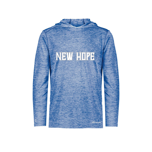 [FOLHCGRY-YS-LOGO3] Decker Youth Charge Hoodie (Youth S, Royal, Logo 3)