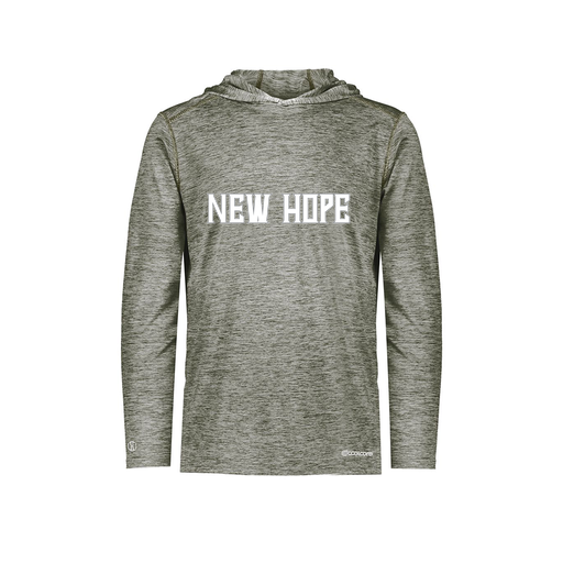 [FOLHCGGY-YS-LOGO3] Decker Youth Charge Hoodie (Youth S, Gray, Logo 3)