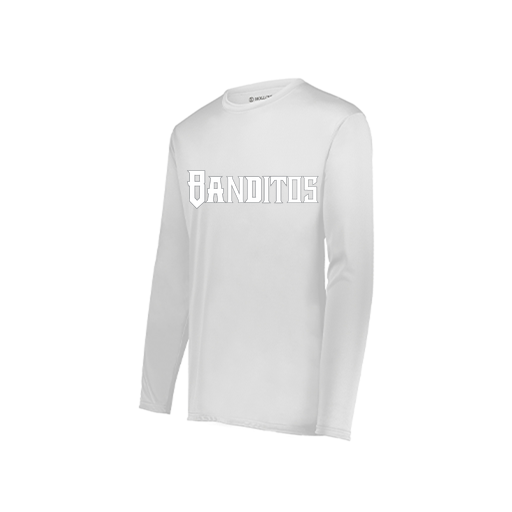 [222822.005.XS-LOGO2] Men's LS Smooth Sport Shirt (Adult XS, White, Logo 2)